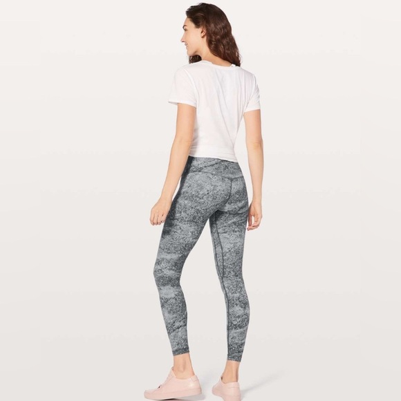 Lululemon Align Pant Area Ice Grey Leggings Abstract Tie Dye - Picture 2 of 15